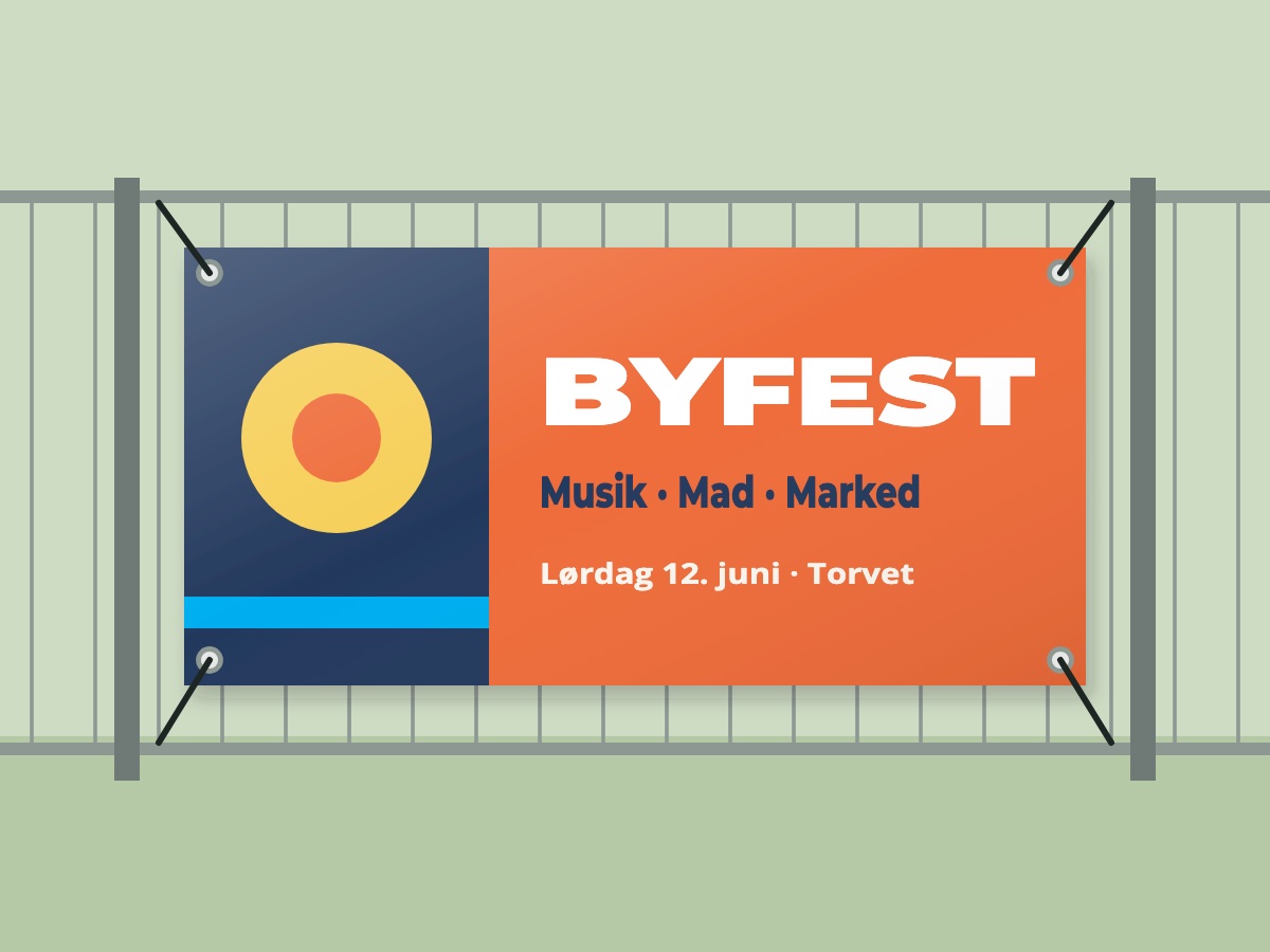 Banner, rektangulært