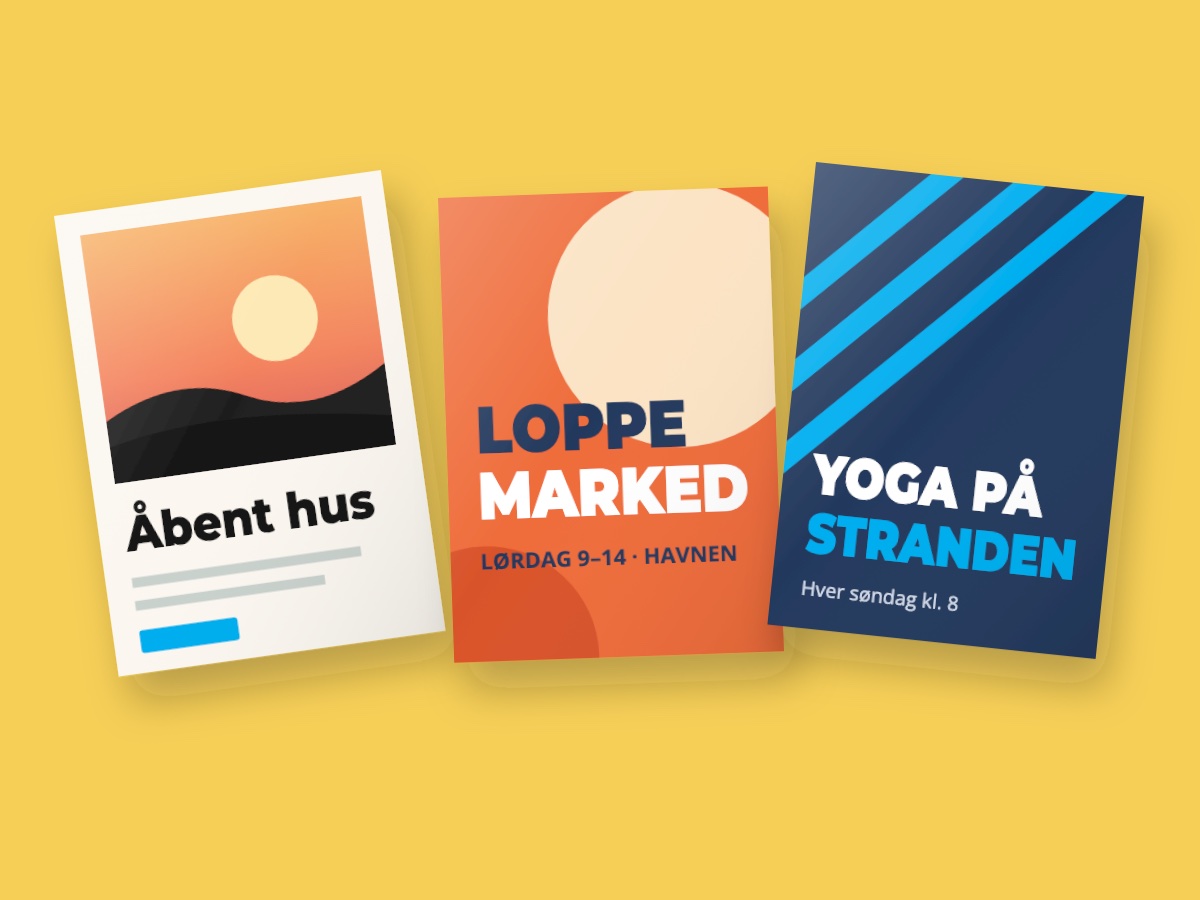 Trykte flyers